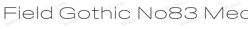Field Gothic No83 Med XWide字体转换